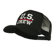 US Crew Embroidered Mesh back Cap