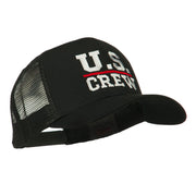 US Crew Embroidered Mesh back Cap