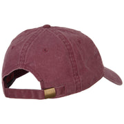 Colorado with Map Outline Embroidered Washed Cotton Cap