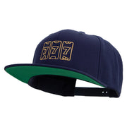 Lucky Seven Slot Machine Embroidered Wool Blend Prostyle Snapback - Navy OSFM