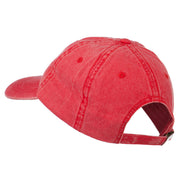 South Carolina State Map Embroidered Washed Cap