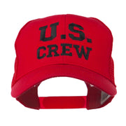 US Crew Embroidered Mesh back Cap