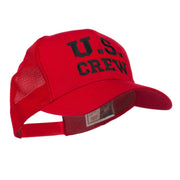 US Crew Embroidered Mesh back Cap