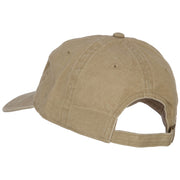 Colorado with Map Outline Embroidered Washed Cotton Cap