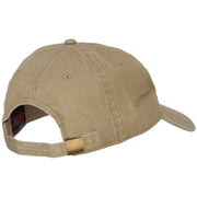 Colorado with Map Outline Embroidered Washed Cotton Cap