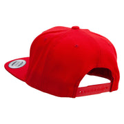 Lucky Seven Slot Machine Embroidered Wool Blend Prostyle Snapback - Red OSFM