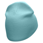 Field Day Embroidered 8 Inch Short Beanie - Lt-Blue OSFM