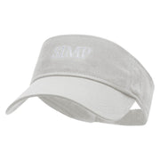 SIMP Embroidered Cotton Twill Sun Visor