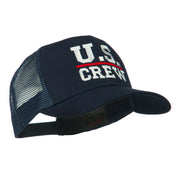 US Crew Embroidered Mesh back Cap