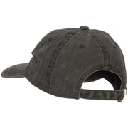 Colorado with Map Outline Embroidered Washed Cotton Cap