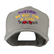 Cancer Cure Saying Embroidered Cap