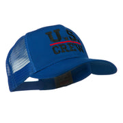 US Crew Embroidered Mesh back Cap