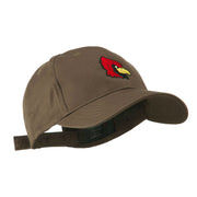 Cardinal Head Mascot Embroidered Cap