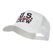 US Crew Embroidered Mesh back Cap