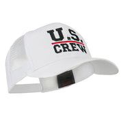 US Crew Embroidered Mesh back Cap