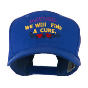 Cancer Cure Saying Embroidered Cap