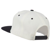 3D Clover Embroidered Two Tone Snapback Cap