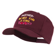 Cancer Cure Saying Embroidered Cap