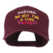 Cancer Cure Saying Embroidered Cap