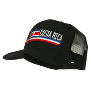 Costa Rica Flag Patched Mesh Cap