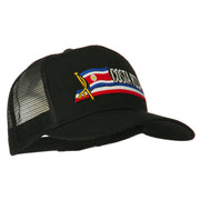 Costa Rica Flag Patched Mesh Cap