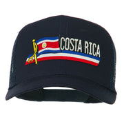 Costa Rica Flag Patched Mesh Cap