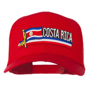 Costa Rica Flag Patched Mesh Cap