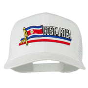 Costa Rica Flag Patched Mesh Cap