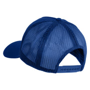 USS G. Washington CVN 73 Blue Patched Solid Cotton Twill 5 panel Mesh Back Cap - Royal OSFM