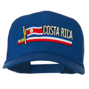 Costa Rica Flag Patched Mesh Cap