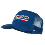 Costa Rica Flag Patched Mesh Cap