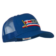 Costa Rica Flag Patched Mesh Cap