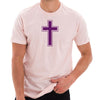 Cross Symbol Graphic Design Unisex Short Sleeve Cotton Jersey T-Shirt