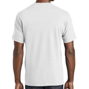 Colorful Koi Fish Graphic Design Men's Big Size Fan Favorite Crew Neck Tee Shirt - White XS