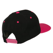 Classic Snapback Wool Blend 2 Tone Cap