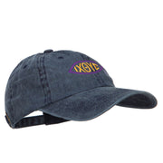 Religious Symbol of Christ Embroidered Washed Dyed Cotton Cap