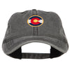 Colorado State Flag Embroidered Washed Cap