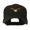 Small Crossed Bats and Ball Embroidered Cap