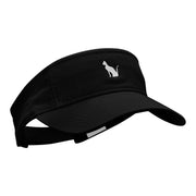 Sitting Cat Embroidered Cotton Twill Visor