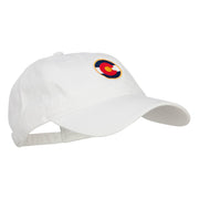 Colorado State Flag Embroidered Washed Cap