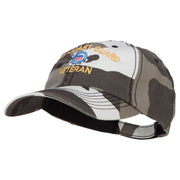 US Coast Guard Veteran Military Embroidered Enzyme Camo Cap