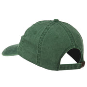 Christmas Holly Leaves Embroidered Washed Cap