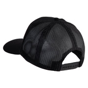 U.S. Paratrooper Patched Solid Cotton Twill Mesh Prostyle Cap - Black OSFM