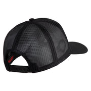 U.S. Paratrooper Patched Solid Cotton Twill Mesh Prostyle Cap - Black OSFM