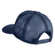 U.S. Paratrooper Patched Solid Cotton Twill Mesh Prostyle Cap - Navy OSFM