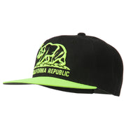 Classic Cali Bear Two Tone Snapback