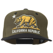 Classic Cali Bear Two Tone Snapback