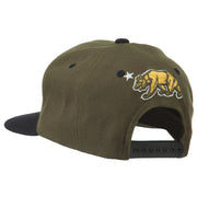 Classic Cali Bear Two Tone Snapback