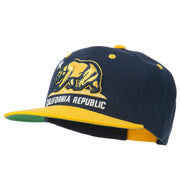 Classic Cali Bear Two Tone Snapback