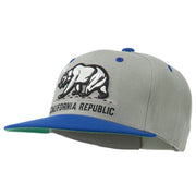 Classic Cali Bear Two Tone Snapback